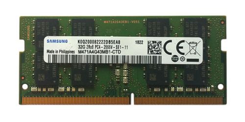 Модуль памяти Samsung DDR4 32GB SO-DIMM (PC4-21300) 2666MHz 1.2V M471A4G43MB1-CTDDY M471A4G43MB1-CTDDY