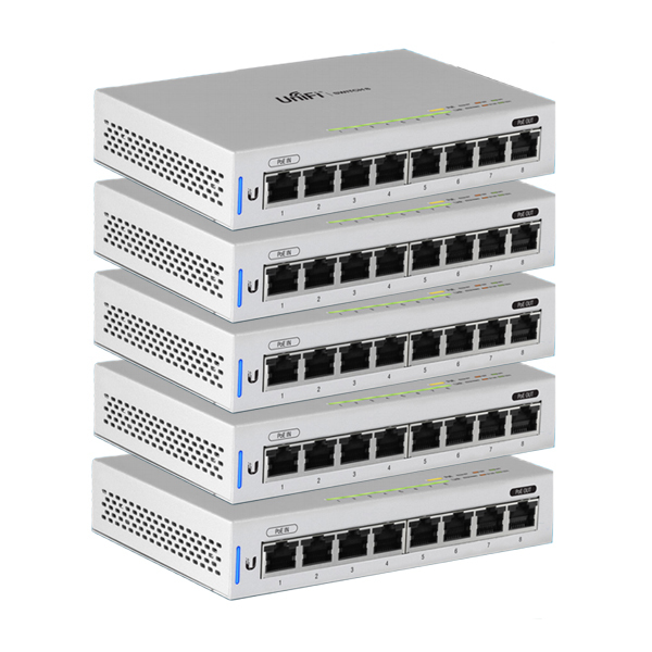Коммутатор UniFi Switch US-8 5-Pack электронное устройство US-8-5 US-8-5