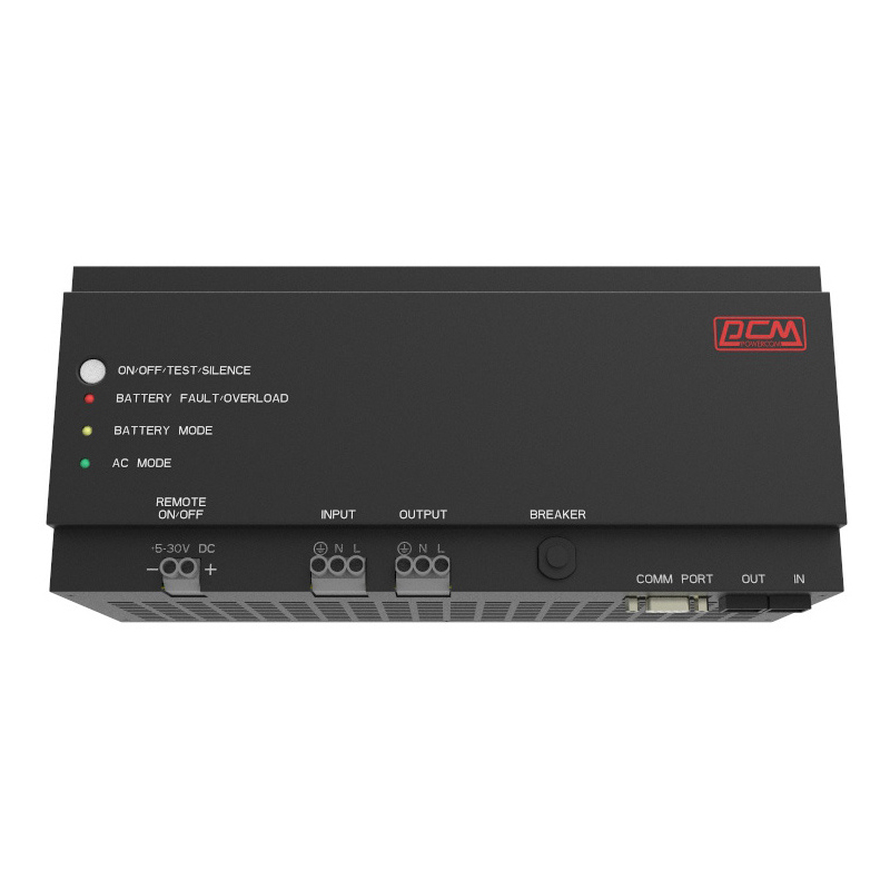 Источник бесперебойного питания Powercom ИБП DRU-500 500VA/300W, DIN Rail, 230V, RS-232 DRU-500 DRU-500