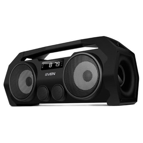 Колонки Sven PS-465 черный (18 Вт, Bluetooth, FM, USB, microSD, LED-дисплей, 1800мА*ч)(арт. 1506888) SV-016173 SV-016173