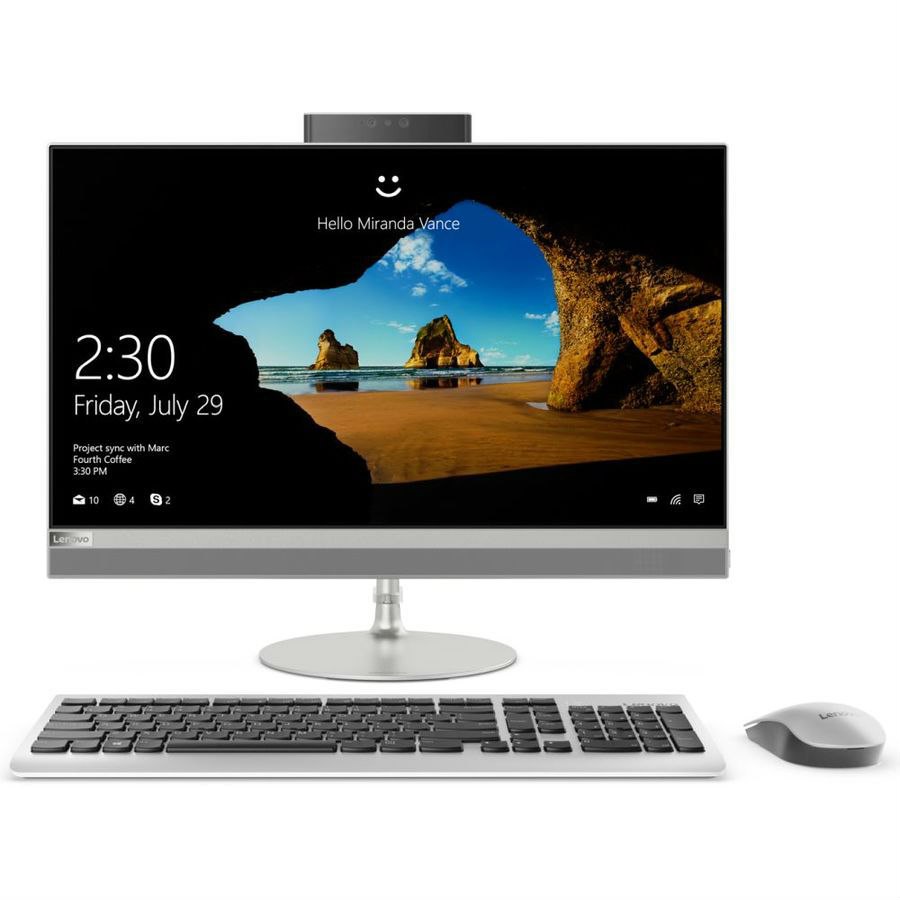 Моноблок Lenovo IdeaCentre AIO 520-24ICB   23.8"(1920x1080)/Intel Core i7 8700T(2.4Ghz)/8192Mb/512SSDGb/DVDrw/Ext:AMD Radeon 530(2048Mb)/BT/WiFi/war 1y/6.17kg/ F0DJ00EERK F0DJ00EERK