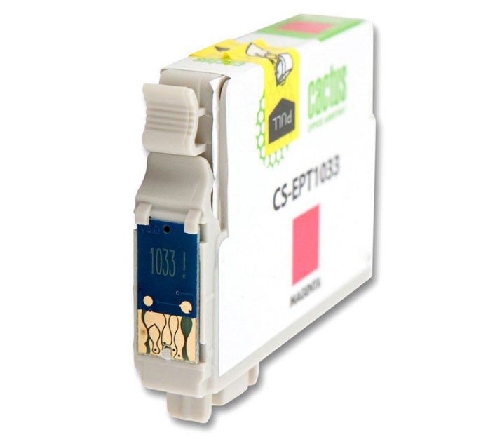 Картридж Cactus струйный CS-EPT1033 пурпурный для Epson Stylus Office T1100/TX510/TX510fn/TX550/TX55 CS-EPT1033 CS-EPT1033