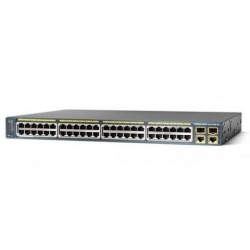 Коммутатор Cisco Catalyst 2960 Plus 48 10/100 + 2 T/SFP LAN Base, Russia  (WS-C2960R+48TC-L) WS-C2960R+48TC-L