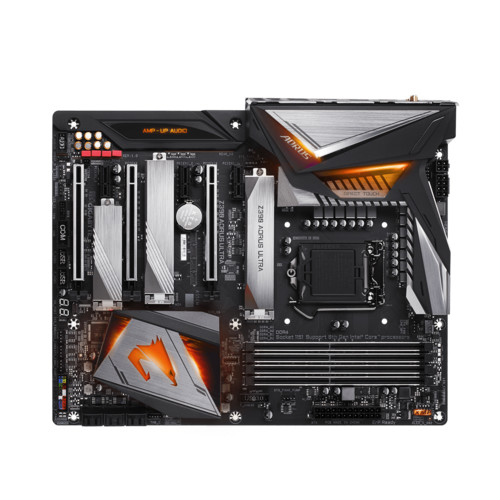 Материнская плата Gigabyte , Socket 1151, Intel®Z390, 4xDDR4-2666, HDMI, 3xPCI-Ex16, 3xPCI-Ex1, 6xSATA3(RAID 0/1/5/10), 3xM.2, 8 Ch Audio, GLan, Wi-Fi, (4+4)xUSB2.0, (5+2)xUSB3.1, (1+1)xUSB3.1 Type-C™, ATX, RTL, Z390 AORUS ULTRA Z390 AORUS ULTRA