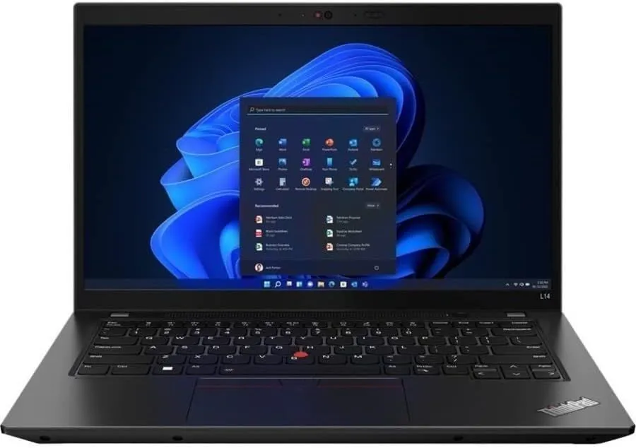 Ноутбук Lenovo  ThinkPad L14 G3 Core i5 1235U 16Gb SSD512Gb Intel Iris Xe graphics 14" IPS FHD (1920x1080) Windows 11 Professional 64 black WiFi BT Cam 21C2S72300 21C2S72300 #4