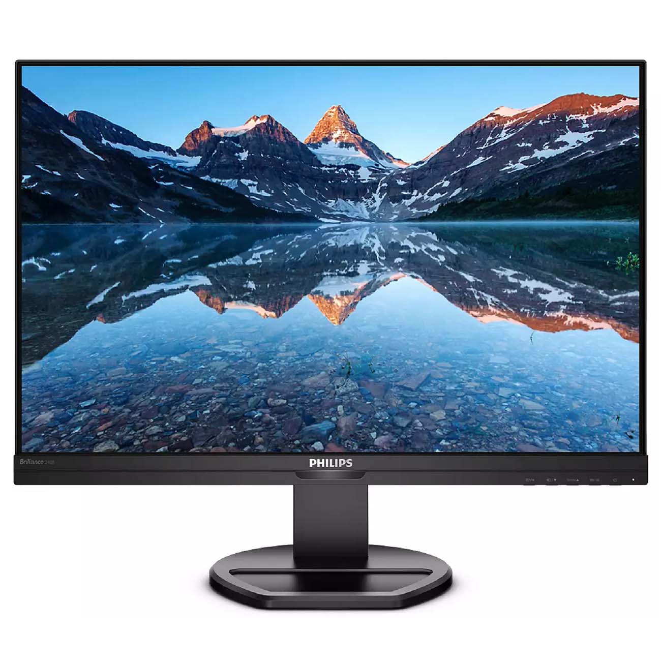Монитор Philips 24,1" 240B9 1920x1200 75Гц IPS W-LED 16:10 4ms(GtG) VGA DVI HDMI DP HDCP 1.4 (HDMI/DP) 4*USB 3.2 50M:1 1000:1 178/178 300cd Tilt HAS Pivot Swivel Speakers Black 240B9/00 240B9/00