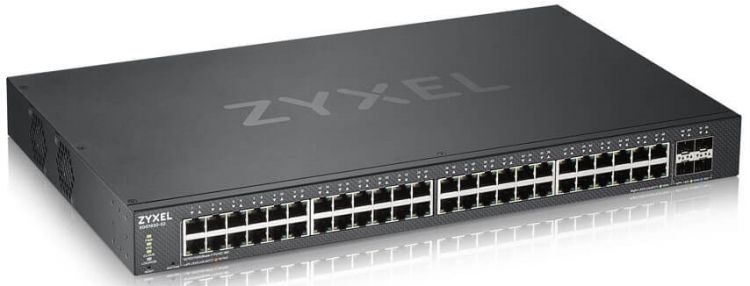 Коммутатор Zyxel XGS1930-52 Hybrid Smart L2+ switch Nebula Flex, 48xGE, 4xSFP+, Standalone / cloud management XGS1930-52-EU0101F XGS1930-52-EU0101F