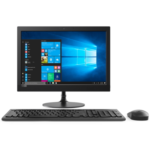 Моноблок Lenovo IdeaCentre 330-20AST 19.5" WXGA+ A6 9225 (2.6)/4Gb/1Tb 5.4k/R4/DVDRW/CR/Free DOS/GbitEth/WiFi/BT/45W/клавиатура/мышь/Cam/черный 1440x900 F0D8005NRK F0D8005NRK