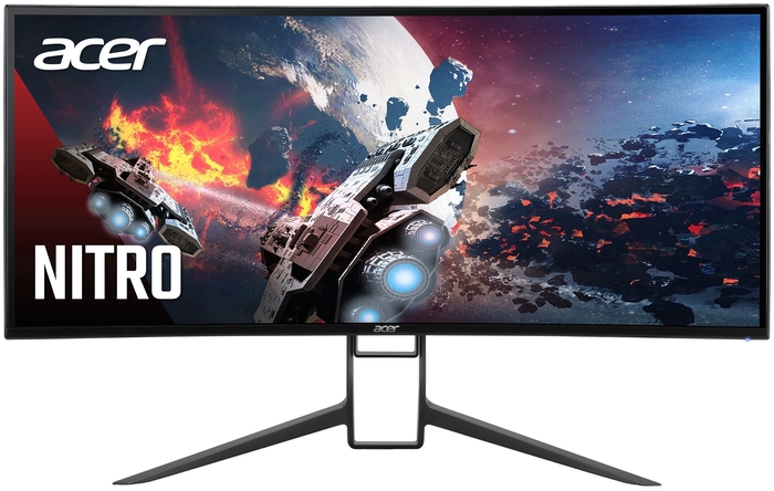 Монитор Acer 34" Nitro XR343CKPbmiipphuzx ,21:9, IPS, HDR 400,3440x1440, 180Hz(over) DP, TypeC, 1ms , 550 (HDR 400 )nits, 2xHDMI + 2xDP + Type-C(PD85W) + USB3.0x4+USB-B + Колонки 7Wx2, 98% DCI-P3 UM.CX3EE.P01 UM.CX3EE.P01