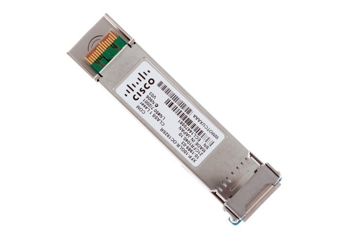 XFP-10GLR-OC192SR Модуль Cisco 10GBASE-LR, Ethernet and OC-192/STM-64 short-reach (SR-1) Packet-over XFP-10GLR-OC192SR