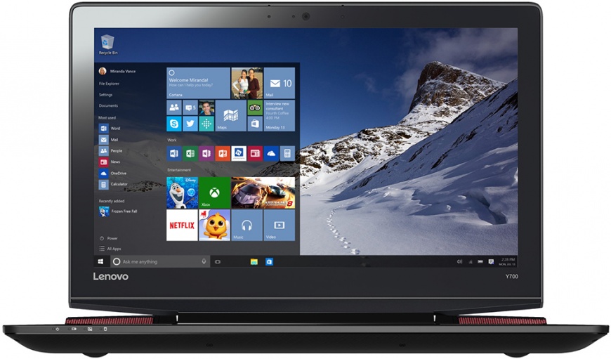 Ноутбук Lenovo IdeaPad Y700-15ISK  black 15.6" FHD i7-6700HQ/12Gb/1Tb+128Gb SSD/GTX960M/W10 80NV0044RK