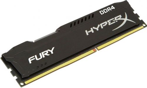 Модуль памяти Kingston 4GB 2400MHz DDR4 Non-ECC CL15 DIMM HyperX FURY Black Series HX424C15FB/4 HX424C15FB/4