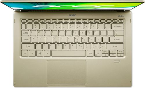 Ноутбук Acer SF514-55T-579C Swift  14.0'' FHD(1920x1080) IPS/TOUCH/Intel Core i5-1135G7 2.40GHz Quad/8GB+512GB SSD/Integrated/WiFi/BT/1.0MP/Fingerprint/4cell/1,05 kg/W10/1Y/GOLD NX.A35ER.004 NX.A35ER.004