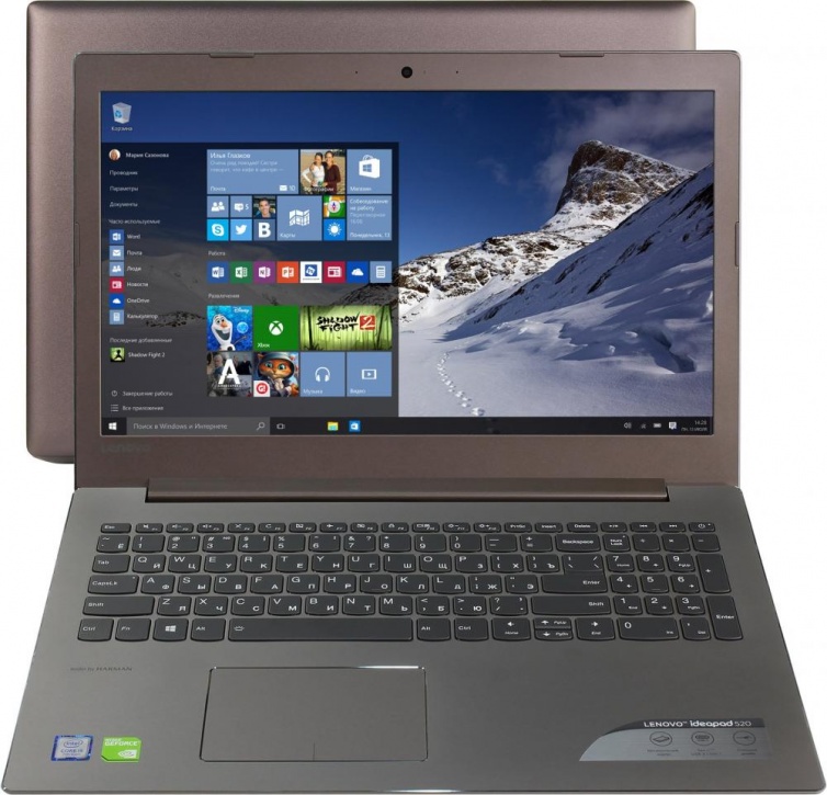 Ноутбук Lenovo IdeaPad 520-15IKB Core i7 7500U/8Gb/SSD256Gb/940MX 2Gb/IPS/FHD/Win10/ bronze 80YL005SRK 80YL005SRK