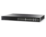 Коммутатор Cisco SF300-24MP-K9-EU (24 порта Ethernet 10/100 Мбит/сек, 128 Мб) (SF300-24MP-K9-EU) SF300-24MP-K9-EU