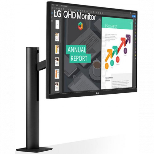 Монитор LG 27" 27QN880-B LCD черный {IPS 2560x1440 75Hz 5ms 178/178 8bit 350cd 1000:1 HDR10 2xHDMI1.4 DisplayPort1.2 USB3.0 USB-C Headph.Out 2x5W vesa} 27QN880-B.ARUZ 27QN880-B.ARUZ