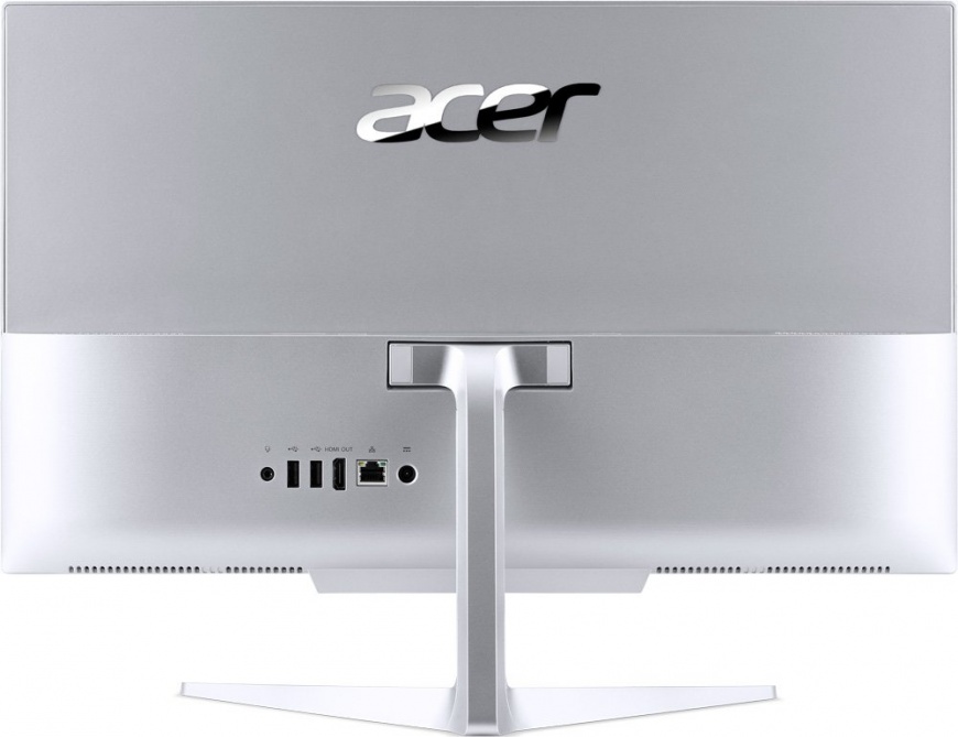 Моноблок Acer Aspire C22-865 21.5" Full HD i3 8130U (2.2)/4Gb/SSD128Gb/UHDG 620/CR/Windows 10 Home/GbitEth/WiFi/BT/65W/клавиатура/мышь/Cam/серебристый 1920x1080 DQ.BBRER.015 DQ.BBRER.015