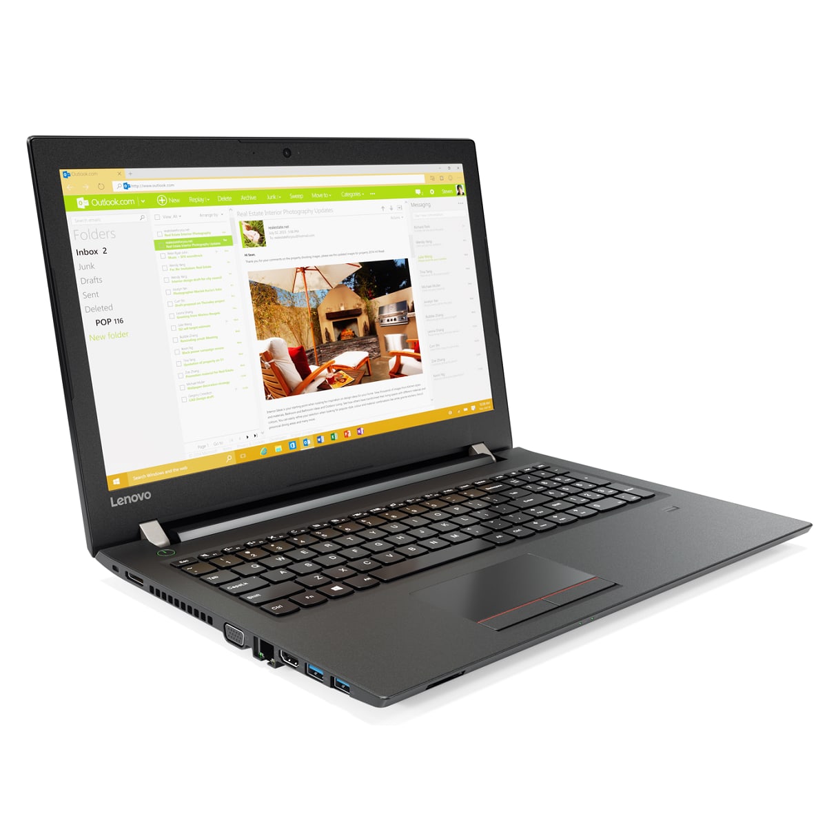 Ноутбук Lenovo V510-15IKB 15.6"i3-6006U/4Gb/500Gb/DVDRW/W10Pro 80WQ007BRK 80WQ007BRK