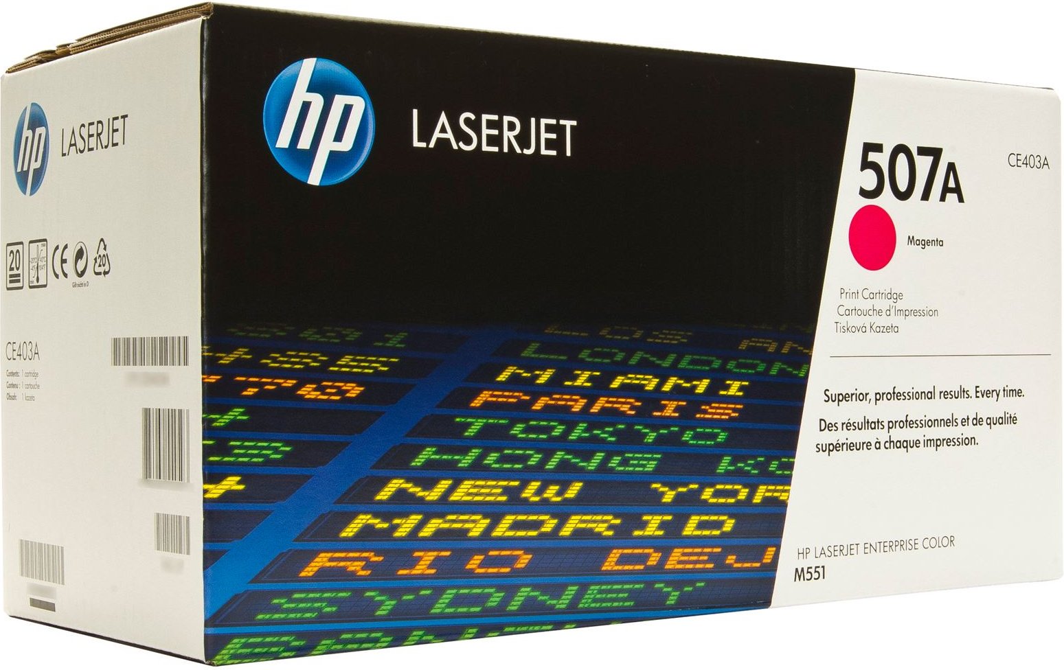 Картридж для HP CLJ Color M551 series Magenta CE403A CE403A