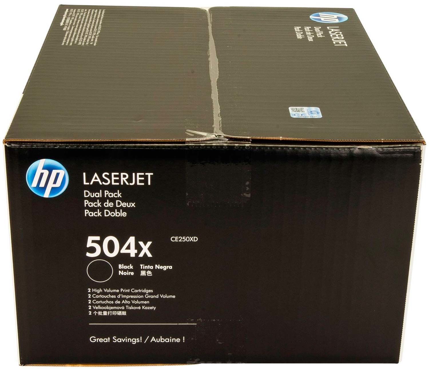 Картридж HP CE250XD для СLJ CM3530/CP3525 (2х10500 стр) (двойная упаковка) Black (CE250XD) CE250XD