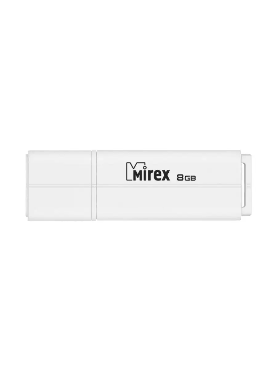 Флеш накопитель Mirex 13600-FMULWH08 8GB,Line,USB 2.0,белый 13600-FMULWH08 13600-FMULWH08