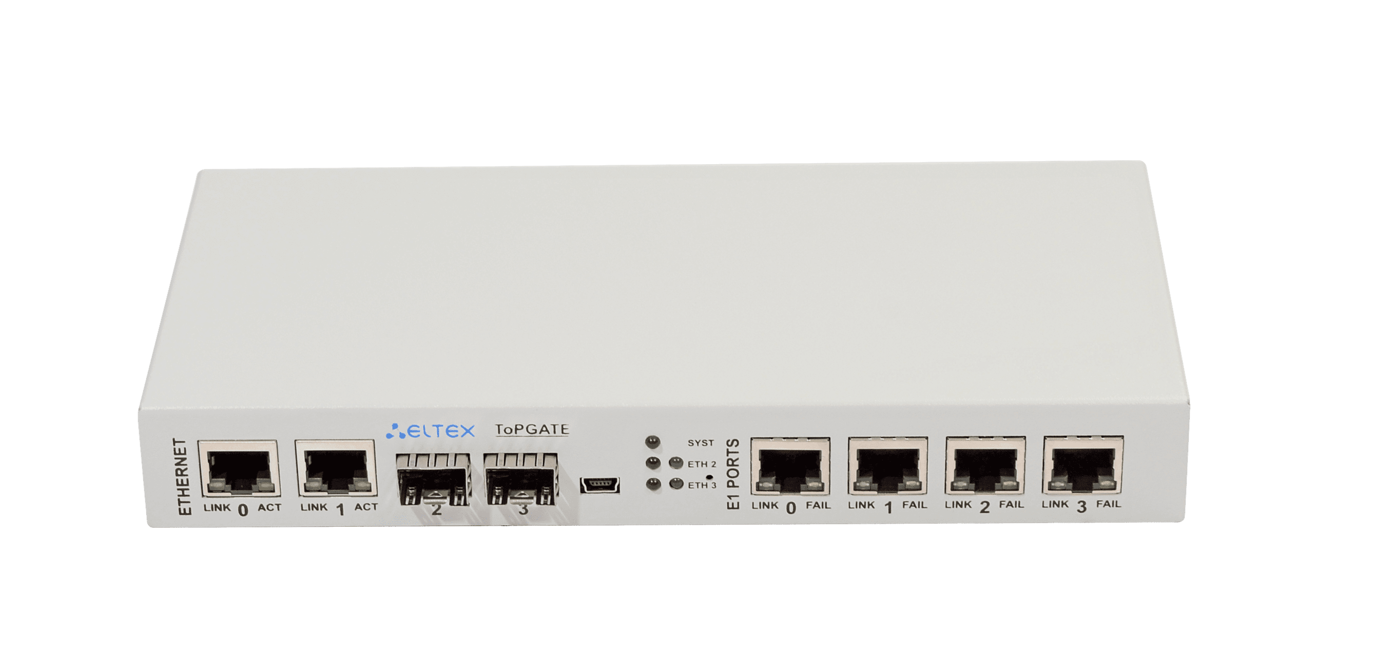 Оптический мультиплексор ToPGATE-4E1-2FG, 4 Е1+1 Gb Ethernet, 1U, 2 шасси под SFP ToPGATE-4E1-2FG  #2