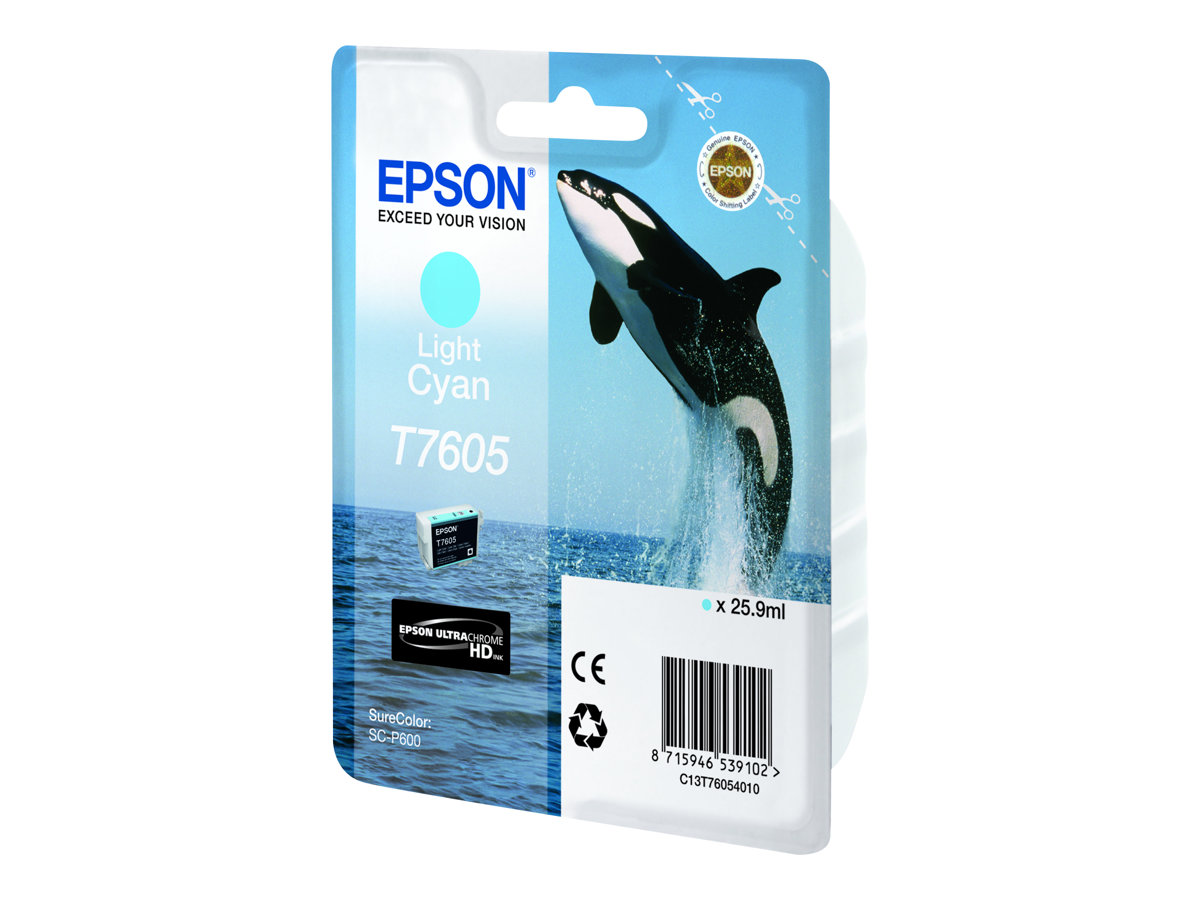 Картридж Epson T7605 светло-голубой для SC-P600 C13T76054010 C13T76054010 #4