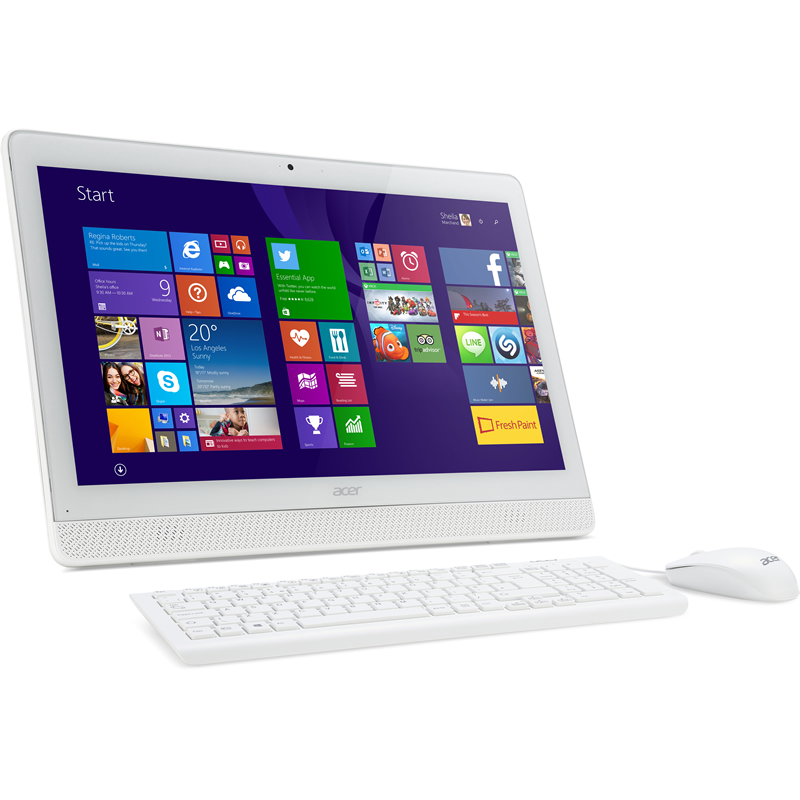 Моноблок Acer Aspire Z1-612 19.5" HD+ P N3710/4Gb/1Tb/HDG/DVDRW/Free DOS/WiFi/BT, DQ.B4JER.003 DQ.B4JER.003