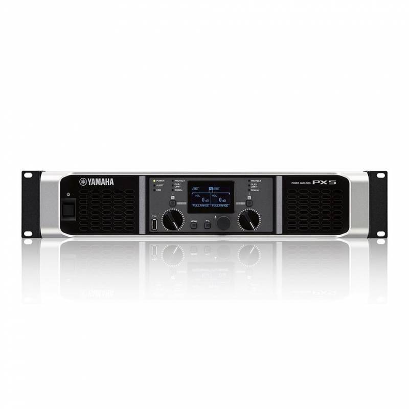 Усилитель мощности Yamaha PX5 со встроенным DSP,  2 х 500 Вт (8 Ом) / 800 Вт (4 Ом) ZG69850 ZG69850