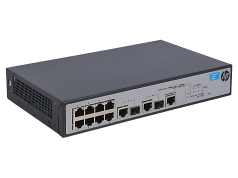 Коммутатор HPE 1910-8 управляемый 19U 8x10/100BASE-TX 2x10/100/1000BASE-T 2x10/100/1000BASE-T/SFP JG536A JG536A