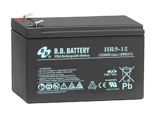 Батарея BB Battery  12В, 9Ач, 151/64/94 мм HR 9-12 HR 9-12