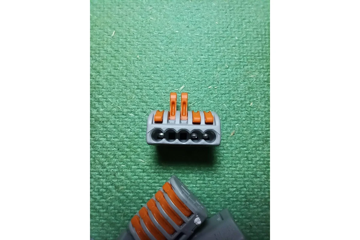 WAGO 222-415 клемма 5-проводная, клеммник для медного провода 222-415 #9