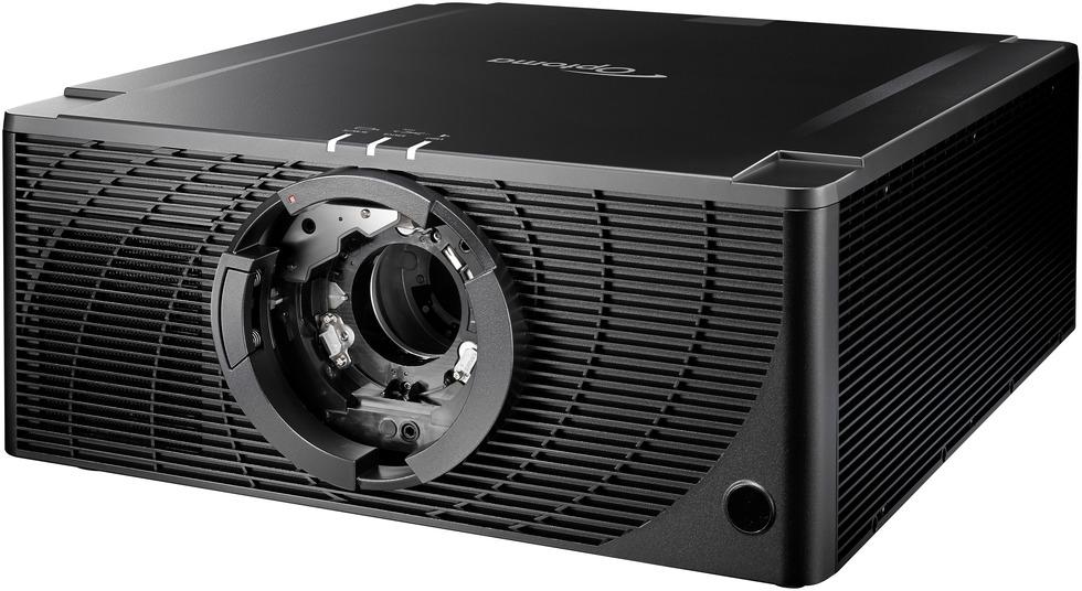 Проектор Optoma ZK1050 лазерный (без объектива) DLP, 4k UHD (3840x2160), 10000 ANSI Lm;2000000:1; HDMIx2; 3G-SDI; DisplayPort; 3D Synс IN; HDBaseT, VGA Out x1; 3D Sync OUT x1; HDMIout; wired remote, RS232;RJ45;12V trigger, USB-A service, 36dB;чёрный  H1P1A2DBE1Z1