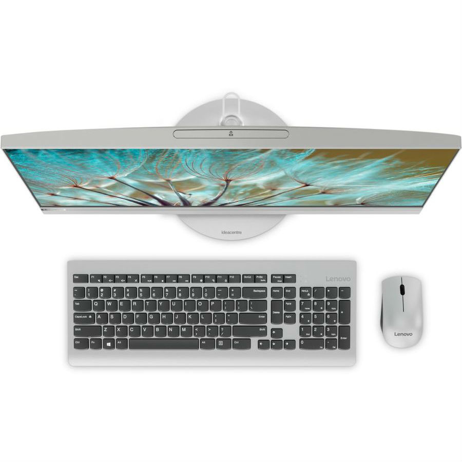 Моноблок Lenovo AIO 520-24ICB 23.8"(1920x1080)/Intel Core i7 8700T(2.4Ghz)/8192Mb/1000Gb/DVDrw/Int:Intel UHD Graphics 630/BT/WiFi/war 1y/6.17kg/silver/DOS + Клавиатура, мышь USB  F0DJ005RRK F0DJ005RRK