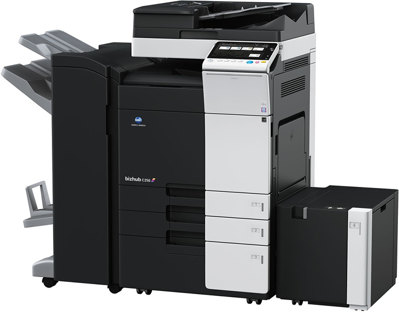 МФУ Konica Minolta bizhub C258 цветное, А3, до 80000стр./мес, дуплекс, 2 лотка 500 листов, 25 стр./мин. ж/д 250ГБ, сеть A7R0027 A7R0027