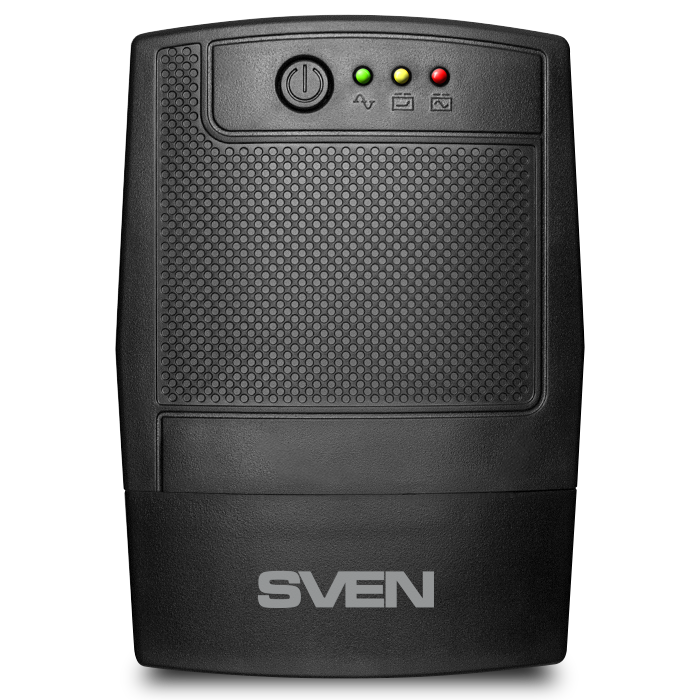 Источник бесперебойного питания Sven UP-B800, 390Вт,вх~175-290В,вых.~230В,3 *IEC(C13) розетки, ABS пластик, черный SV-018719 SV-018719