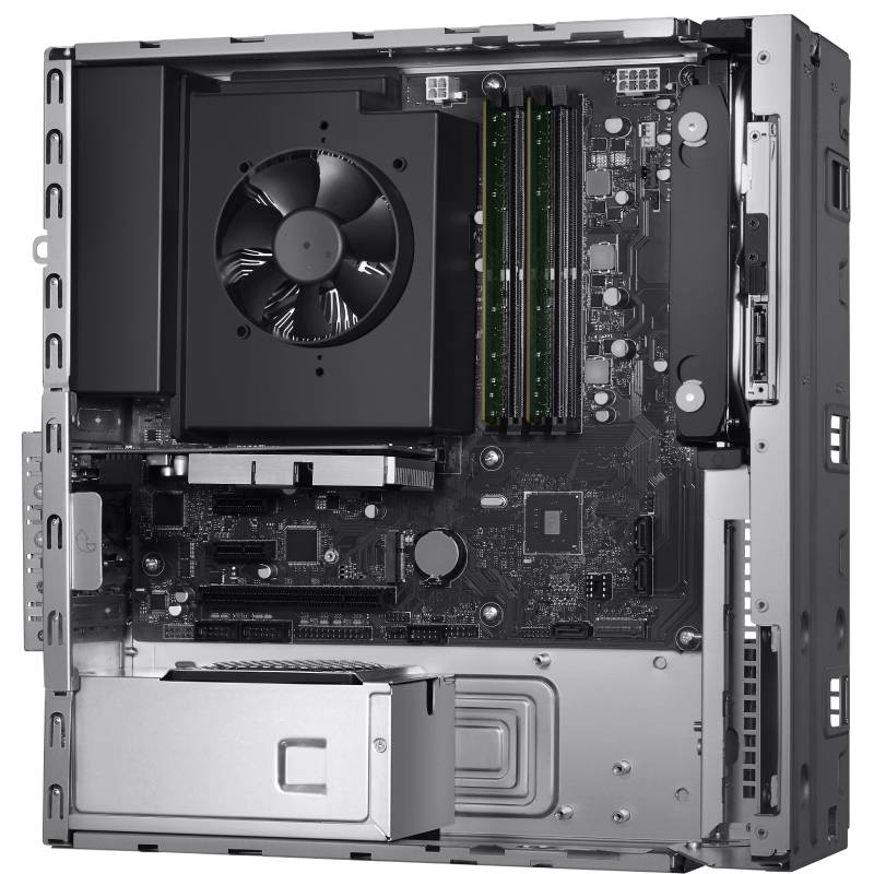 Персональный компьютер ASUS D500SA-0G5905007R SFF Cel G5905 (3.5)/4Gb/SSD128Gb/Windows 10 Professional/180W/клавиатура/мышь/черный 90PF0231-M16100 90PF0231-M16100