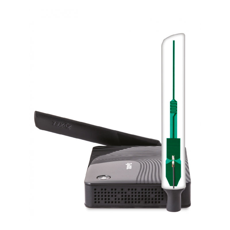 Интернет-центр Zyxel Ethernet, Wi-Fi 802.11n 300 Мбит/с и коммутатором Ethernet Keenetic Start II Keenetic Start II
