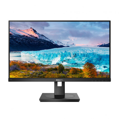 Монитор Philips 27'' 16:9 2560х1440(WQHD) IPS, nonGLARE, 300cd/m2, H178°/V178°, 1000:1, 50M:1, 16.7M, 4ms, DVI, HDMI, DP, Height adj, Tilt, Swivel, Speakers, 3Y, Black 275S1AE (00/01) 275S1AE (00/01) #1