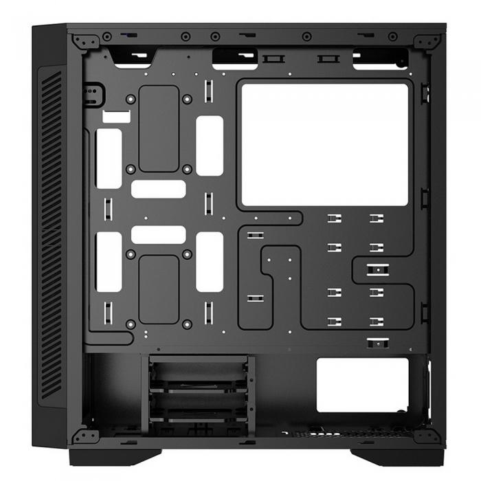 Корпус DEEPCOOL MATREXX 55 ATX Black, LED strip (front), Стекл. фронтальная и боковая панели, Без БП  MATREXX 55 MATREXX 55