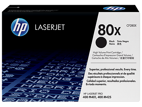 Тонер-картридж HP 80X Black для LJ Pro 400 MFP M425dn/M425dw M401a/M401d/M401dn/M401dw Contract (6900 стр) CF280XC CF280XC