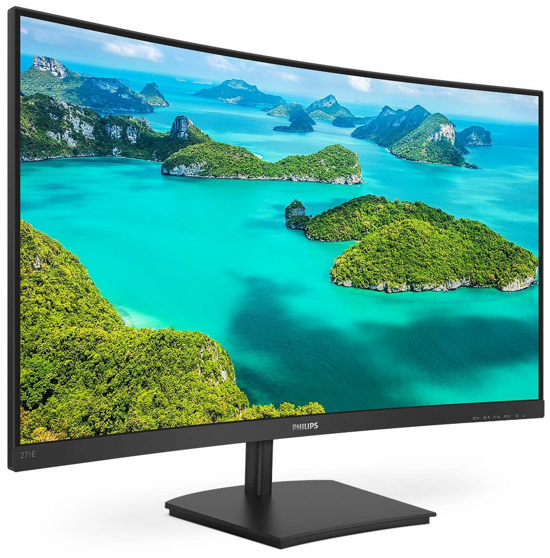 Монитор Philips 27" изогнутый 1920x1080 75Гц VA W-LED 16:9 4ms(GtG) VGA HDMI 50M:1 3000:1 178/178 250cd Tilt Speakers Black 271E1SCA/00 271E1SCA/00 #8