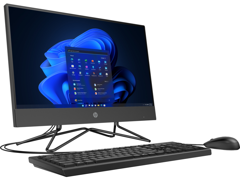 Моноблок HP 200 G4 21.5" Ath Si 3050U 4Gb 1Tb DVDRW Windows 10 Professional 64 GbitEth WiFi BT клавиатура мышь Cam 1920x1080 47L26EA 47L26EA