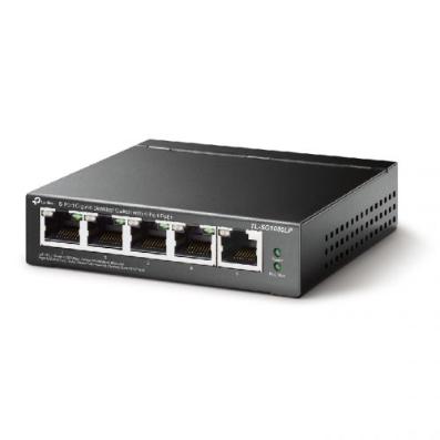 Коммутатор TP-Link 5-port Gigabit unmanaged switch with 4 PoE + ports, metal case, desktop installation, PoE budget-40W TL-SG1005LP TL-SG1005LP