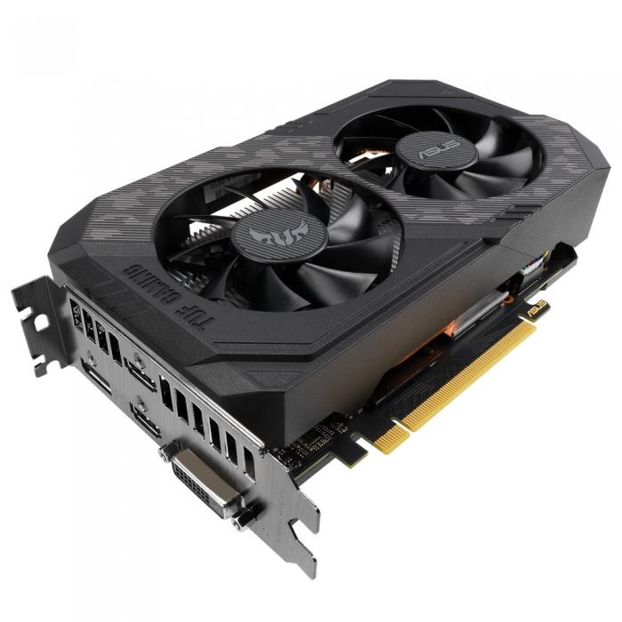 Видеокарта ASUS GeForce GTX 1660 Ti TUF GAMING OC 6GB GDDR6/192bit/DVI-D/2xHDMI/DP/RTL TUF-GTX1660TI-O6G-EVO-GAMING TUF-GTX1660TI-O6G-EVO-GAMING