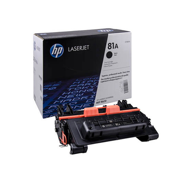 Тонер-картридж HP 81A Black для LJ Enterprise M604n/M604dn/M605n/M605dn/M605x/M606dn/M606x/M630dn/h/f/z (10500 стр) CF281A CF281A