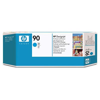 Печатающая головка HP №90 голубой печатающая головка для HP DJ 4000/4000ps/4500/4500ps C5055A C5055A