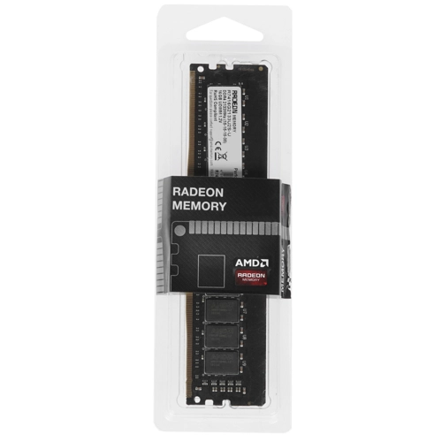 Модуль памяти AMD 16GB Radeon™ DDR4 2133 DIMM R7 Performance Series Black Non-ECC, CL15, 1.2V, RTL R7416G2133U2S-U R7416G2133U2S-U