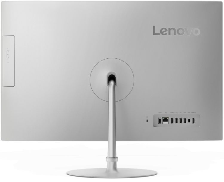 Моноблок Lenovo IdeaCentre 520-27ICB 27" QHD i7 8700T (2.4)/8Gb/2Tb 7.2k/Optane16Gb/RX 550 4Gb/DVDRW/CR/Windows 10 Home/GbitEth/WiFi/BT/120W/клавиатура/мышь/Cam/серебристый 2560x1440 F0DE002ERK F0DE002ERK