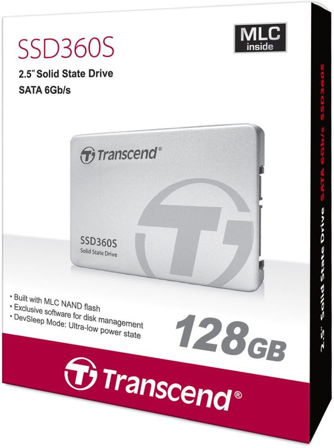 Твердотельный накопитель Transcend SSD 128GB, 2.5" SSD, SATA3, MLC TS128GSSD360S TS128GSSD360S #3